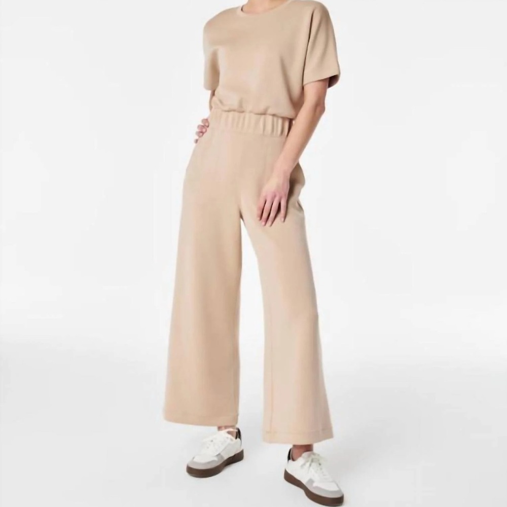 SPANX AirEssentials Cropped Wide leg jumpsuit